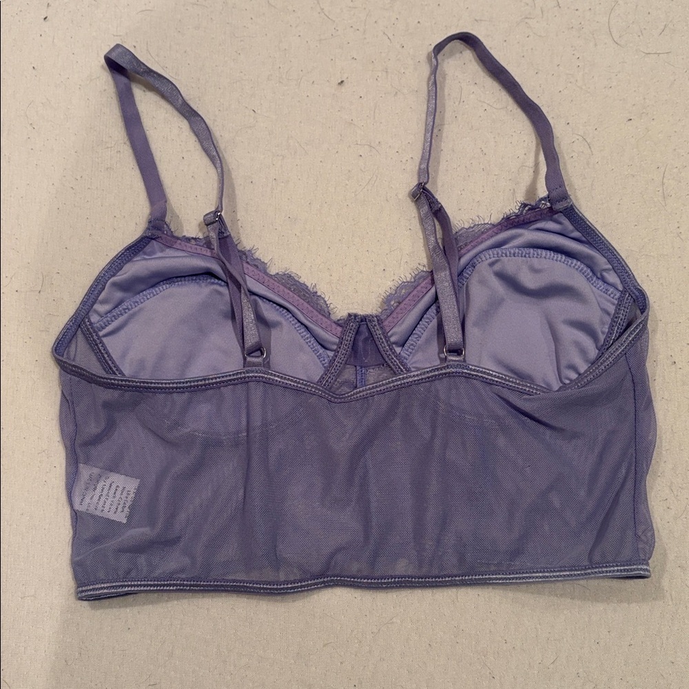 Women’s light purple bralette/top size M - Picture 3 of 5